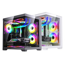Gaming PC Gehäuse M ATX ITX  LC-S01 Micro To...