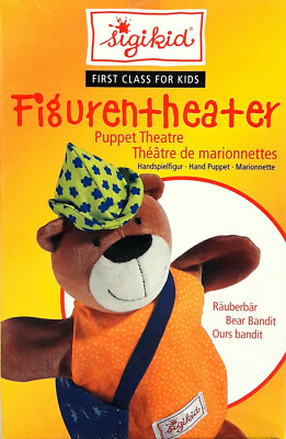 Handpuppe Handspielpuppe ''Räuber Bär'' Figurentheater 30 cm von ''sigikid''