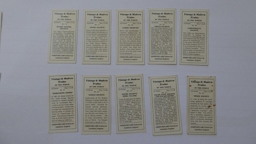 Joseph Bellamy Vintage & Modern Trains full set of 25 cards - Picture 8 of 10