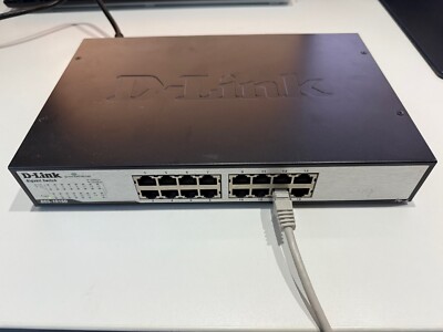 D-Link DGS-1016D 16-Port Gigabit Ethernet Switch - Schwarz (#30)