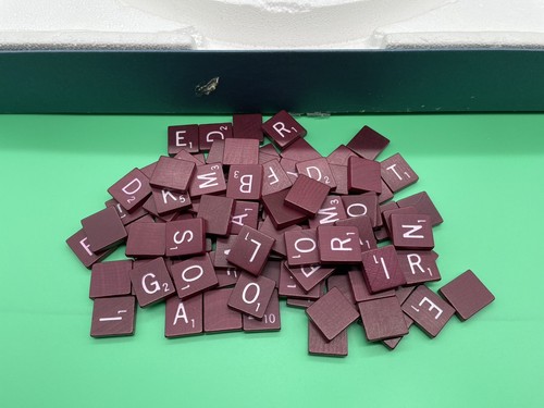 Vintage 1977 Scrabble Deluxe Edition Turntable With Red Tiles Complete w/Box - Picture 14 of 14