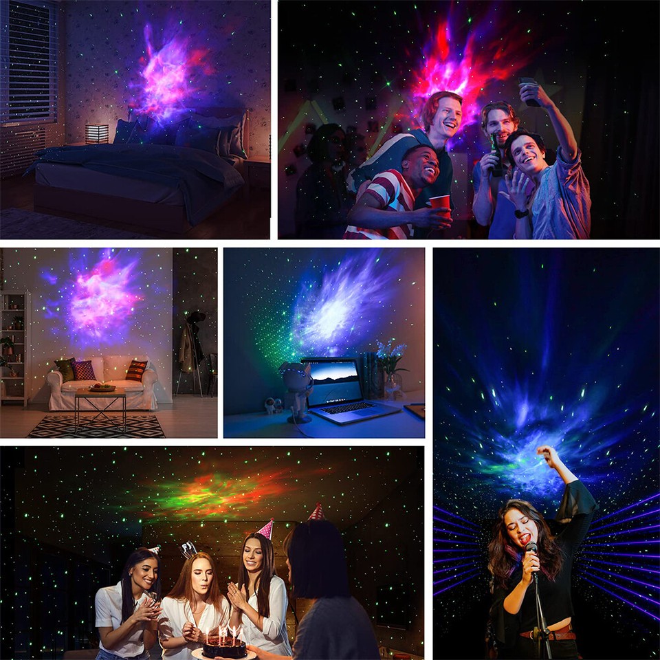 Astronaut Moon Rover Projector Star Galaxy Nebula Space Lamp Gift Fr ...
