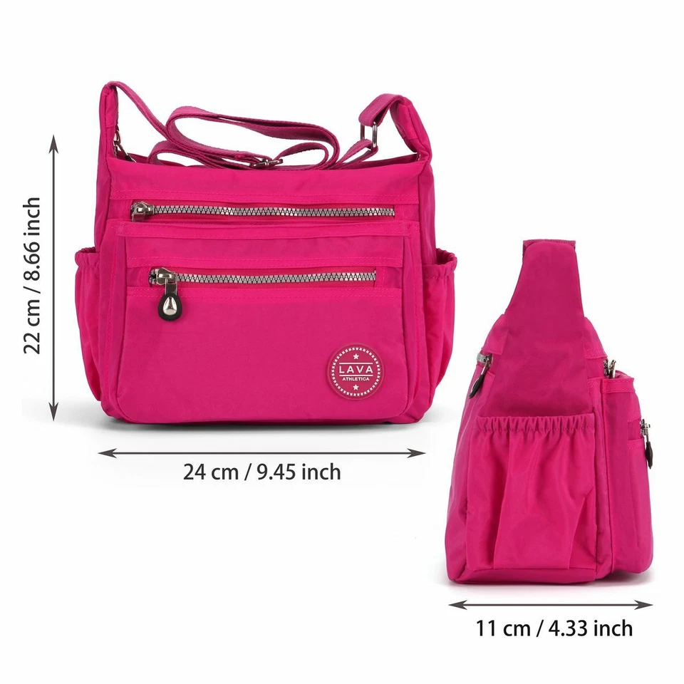 NEW Waterproof Messenger Cross Body Ladies Handbag Bag Shoulder Bag Womens Purse - Image 4 of 4