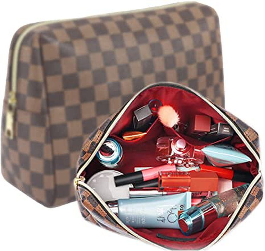 Makeup Bag Cosmetic Bag for Women Cosmetic Travel Makeup Bag Large Travel Toilet-image