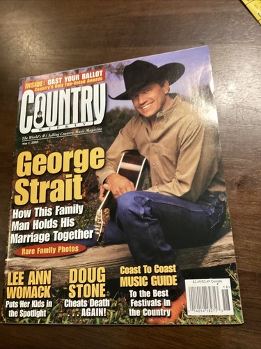 Vintage Country Music Weekly Magazine May 2, 2000 George Strait - Foto 3 di 10