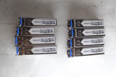 Lot of*8 RINCON GLC-LH-SMD-RT 1310nm 10km SMF DOM CISCO Compatible Optical Modul