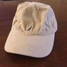 Nautica khaki boys cap medium size 4-7.