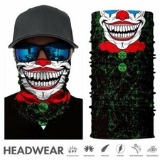 Headwear Bandana Head Wrap Face Scarf Mask Neck Gaiter for Sports Halloween Mask