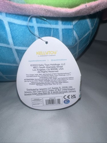 Squishmallow 12" Bertie Blue Ice Cream Colorful Food Plush New W/Tag - Picture 6 of 8