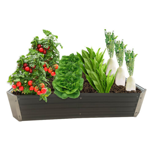 32" Garden Raised Bed Elevated Fir Wood Garden Planter For Vegetable Flowers - Picture 8 of 11
