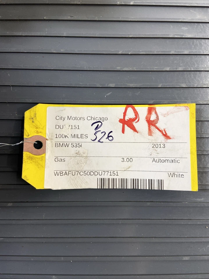 BMW 535i F10 2009-2018 eje trasero derecho conjunto de buje eje nudillo OEM Foto 2 de 4