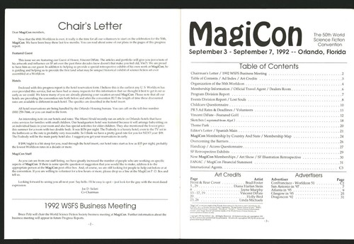 MagiCon 1992 - 50th World Science Fiction Convention Program + Progress Report - Imagen 6 de 6