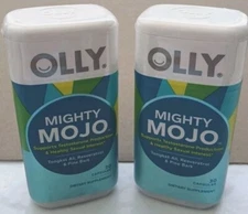 Lot of 2 - Olly Mighty Mojo Resveratrol Pine Bark 30 Capsules Exp 11/2025