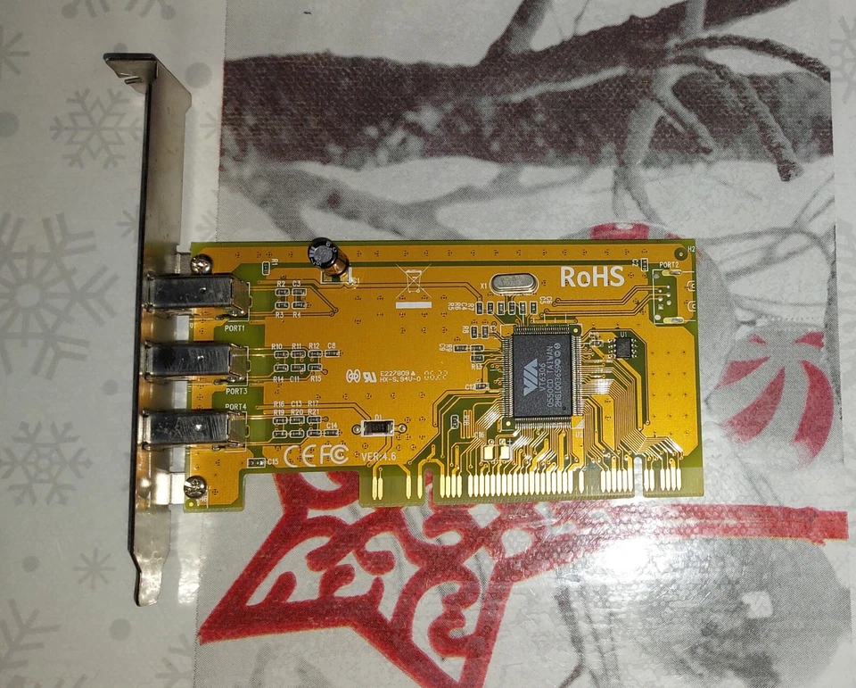 Scheda FireWire 3 porte, Trust, VI-2100 DV PCI, 1394A, mod. 12824-02, originale! - Immagine 4 di 4