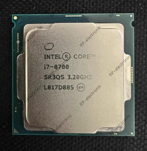 Intel Core i7-8700 LGA1151 6C/12T 3.20GHz 12MB 65W CPU Processor