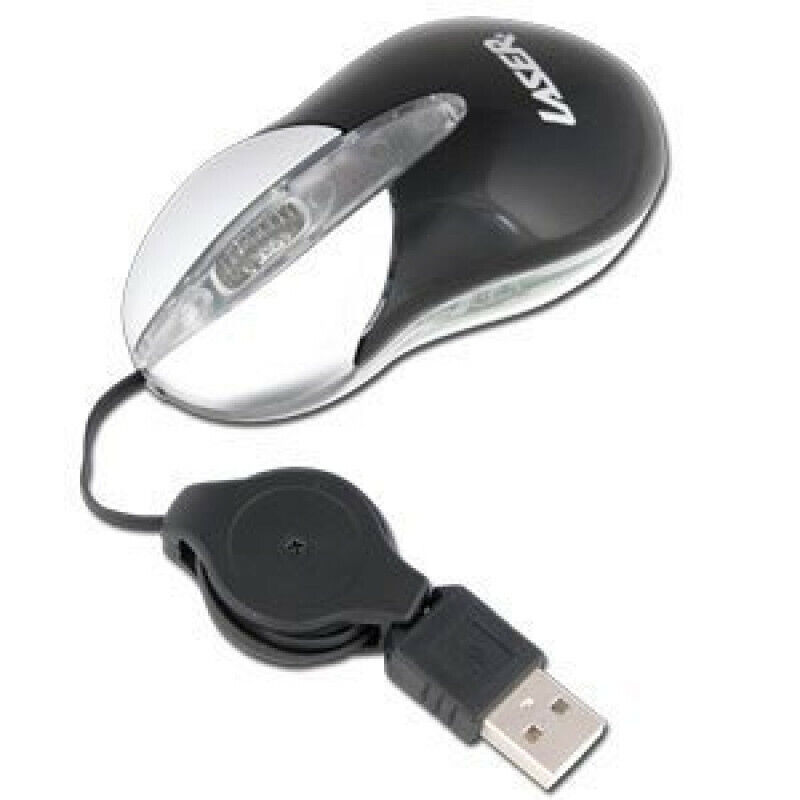 Mini Mouse USB Optical  3D 800DPI Black AU Stock