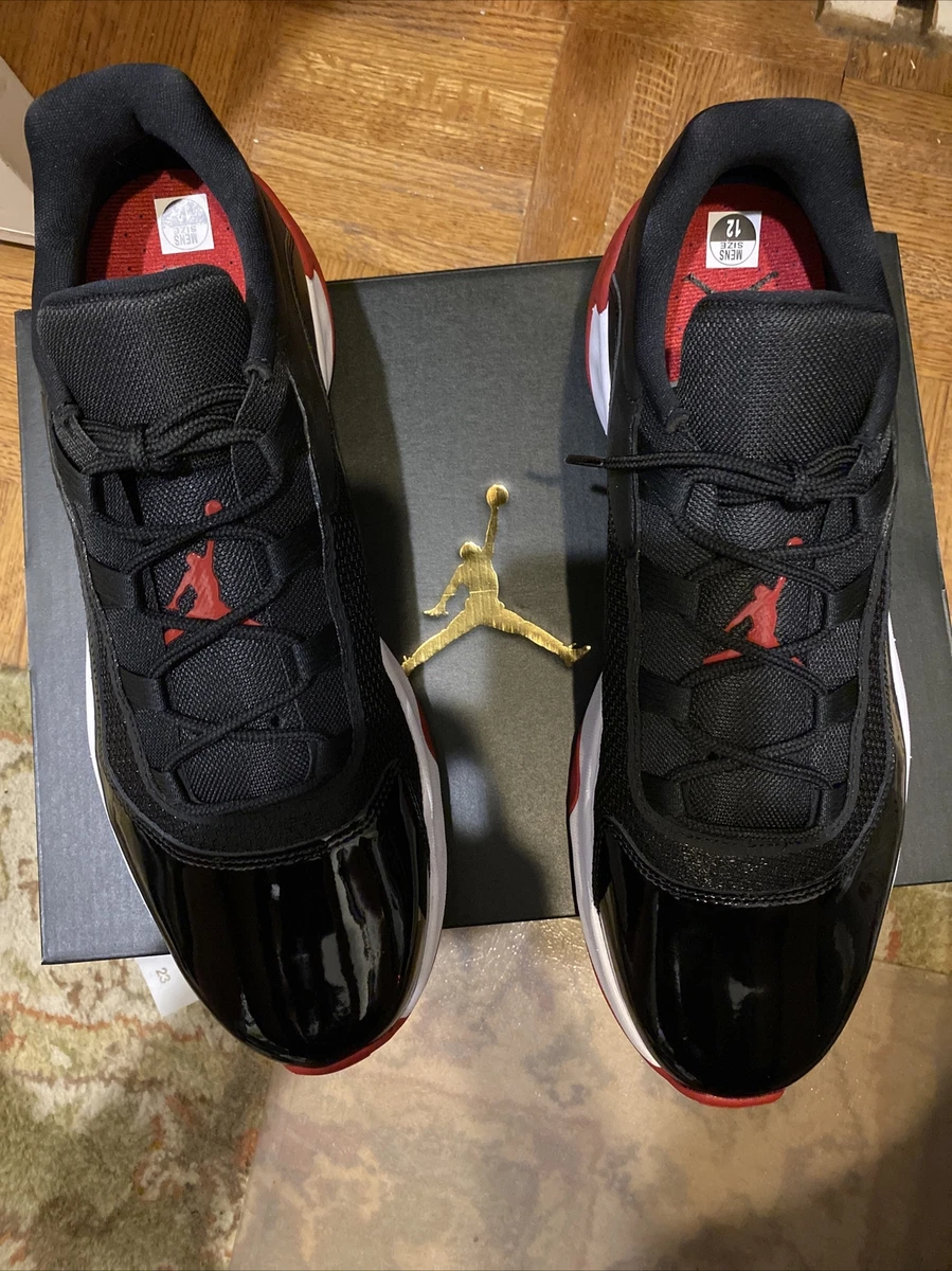 air jordan 11 cmft low Size12 new w box Black Red Tuxedo Black Material