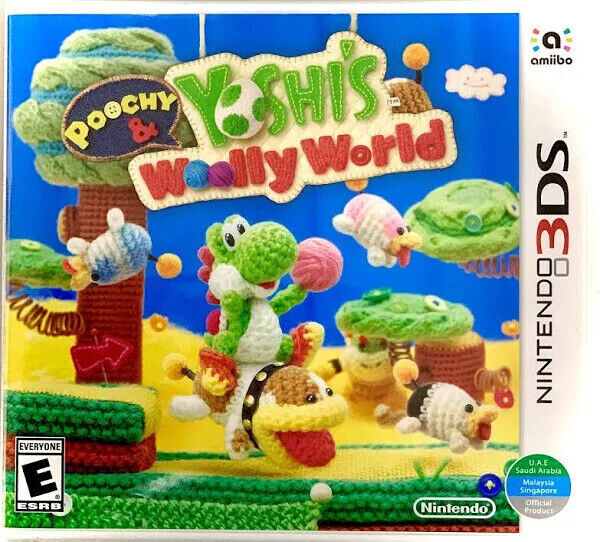Poochy & Yoshi's Woolly World 3DS Brand New Game [2017 Side