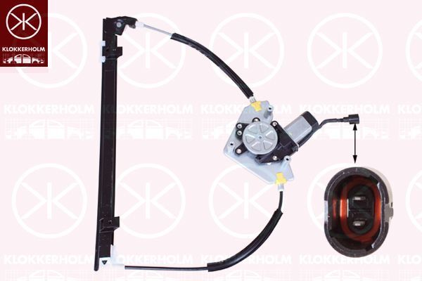 Klokkerholm Fensterheber - LH Vorne - Passt FüR Renault Clio II Thalia I 98-16-image