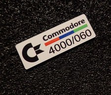 Commodore Amiga 4000/060 Color Label / Logo / Sticker / Badge 42 x 15 mm 271l