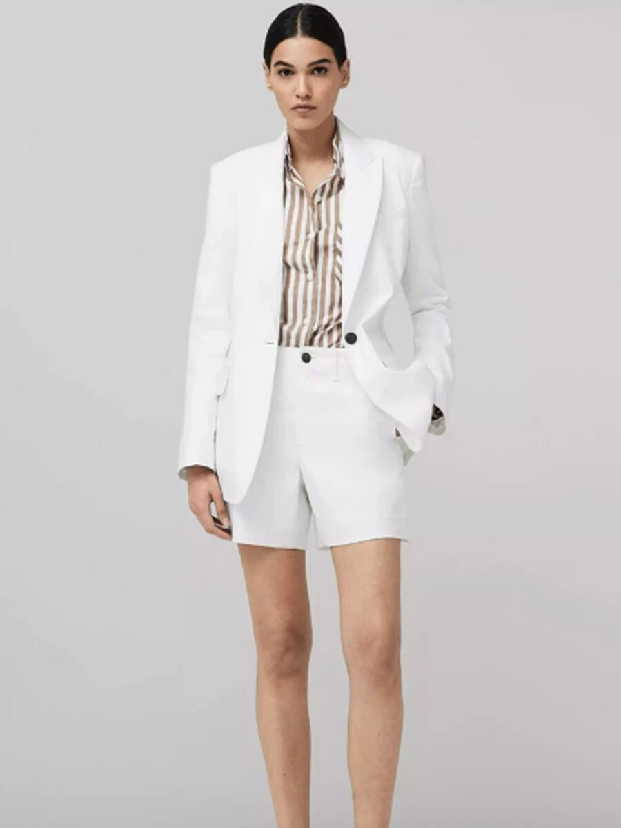 【関税込み】rag & bone ホワイト Foster テーラードジャケット Rag and Bone Foster Linen Blazer White Size 2 | eBay