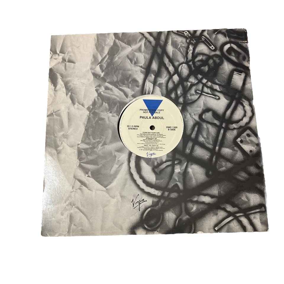 Paula Abdul Forever Your Girl/Straight Up/Next to You DJ COPY 33RPM Mixes 5 Trx Foto 2 de 4