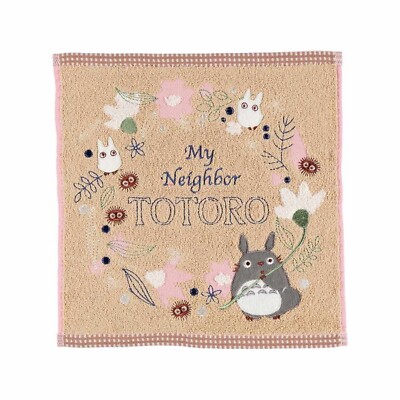 My Neighbor Totoro Mini Towel (Antique Leaf) W25×H25cm Studio Ghibli New JP