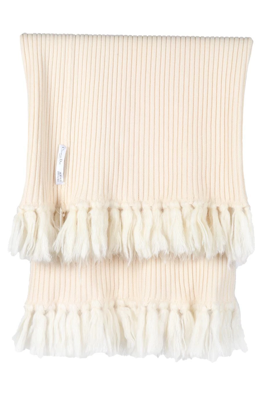 Snood en laine mélangée côtelée Christian Dior