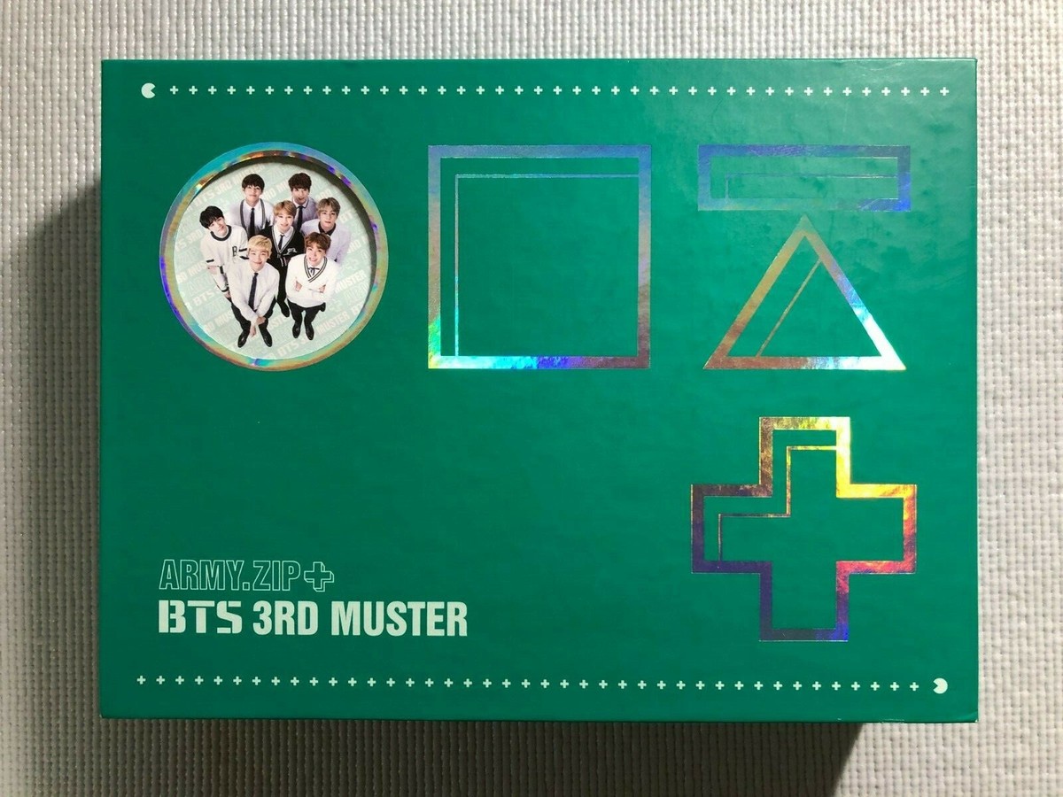 BTS 3rd Muster Army Zip + Official DVD Full Set 3 Disc (No BTS 3rd Muster Army Zip + Official DVD Full Set 3 Disc (No