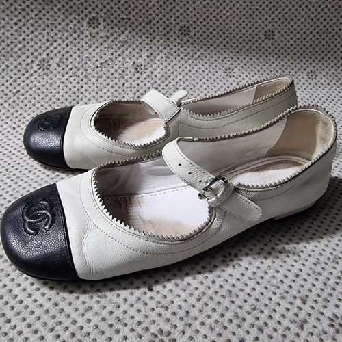CHANEL Mary Jane, Elegant ballet shoes Eur 38 C