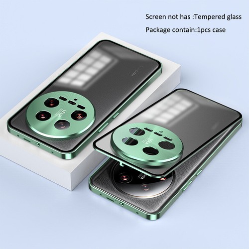 Magnetic Metal Bumper Frame +Matte Acrylic Back case For Xiaomi 14 Ultra 6.73" - Picture 16 of 19