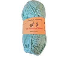 New Skein JubileeYarn Minnesota Yarn - 10S/3 Cotton Select, 308 Caribbean Green