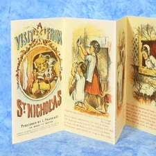 1864 VISIT FROM ST NICHOLAS Reproduction THE NIGHT BEFORE CHRISTMAS