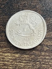1985 Finland 1 One Markka Beautiful Actual Coin TC1594*