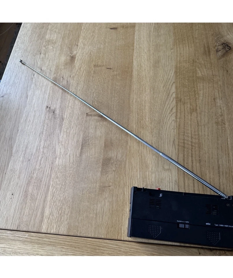 Braun Radiowecker ABR 314 df Type 3869 Funkwecker Reisewecker Designradiowecker - Bild 3 von 4