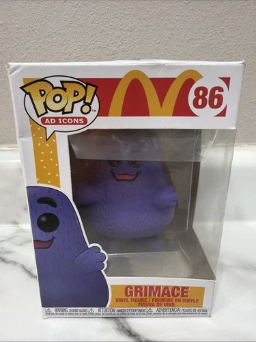 Funko Pop! Ad Icons McDonald's Grimace #86 Vinyl Figure NEW Box Wear