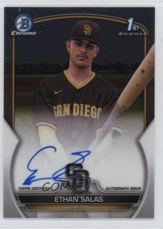 2023 Bowman Chrome Prospect Auto Ethan Salas #CPA-ESS Auto 5h0