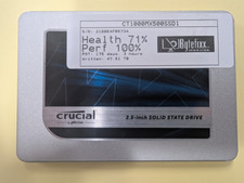Crucial CT1000MX500SSD1 MX500 1000GB 1TB 2.5" SSD 6GB/s  71% Health