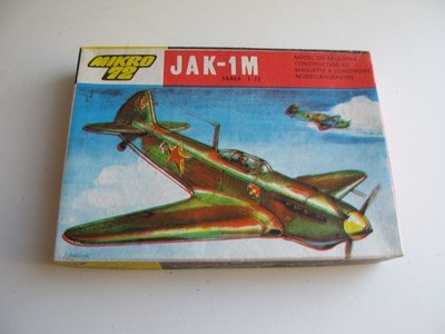 1981 ZTS Plastyk Russian Jak-1M (Yakovlev Yak-1) 1:72 Scale Kit, Mikro 72, Neu