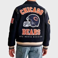 Chicago Bears Varsity Bomber Jacket
