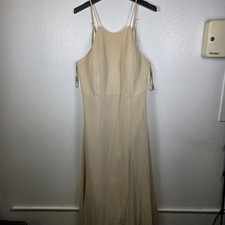 Jenny Yoo Womens Kayla A-line Halter Chiffon Long Dress Size 22