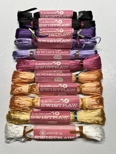 Lot 11 Skeins Vintage LeJeune Swistraw Viscose Rayon Raffia Ribbon