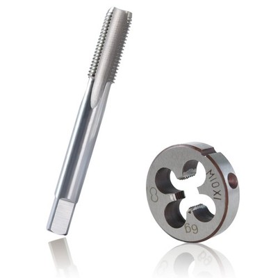 MCSDFN M10 x 1.0 Metric Tap and Die Set, x 1.0mm High-speed Steel M10x1mm 