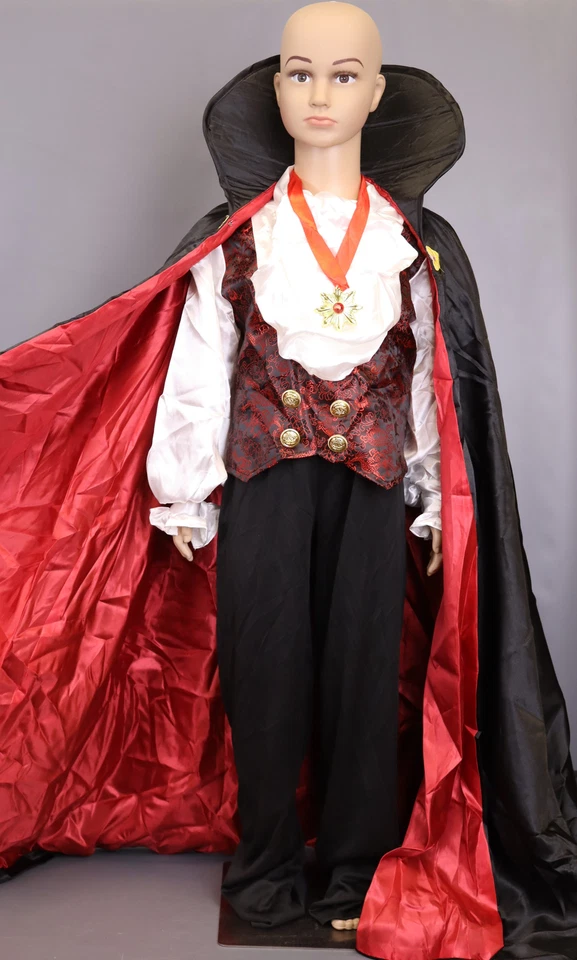 Disfraz Rubíes Transilvanos Vampiro Niño, GRANDE Foto 4 de 4