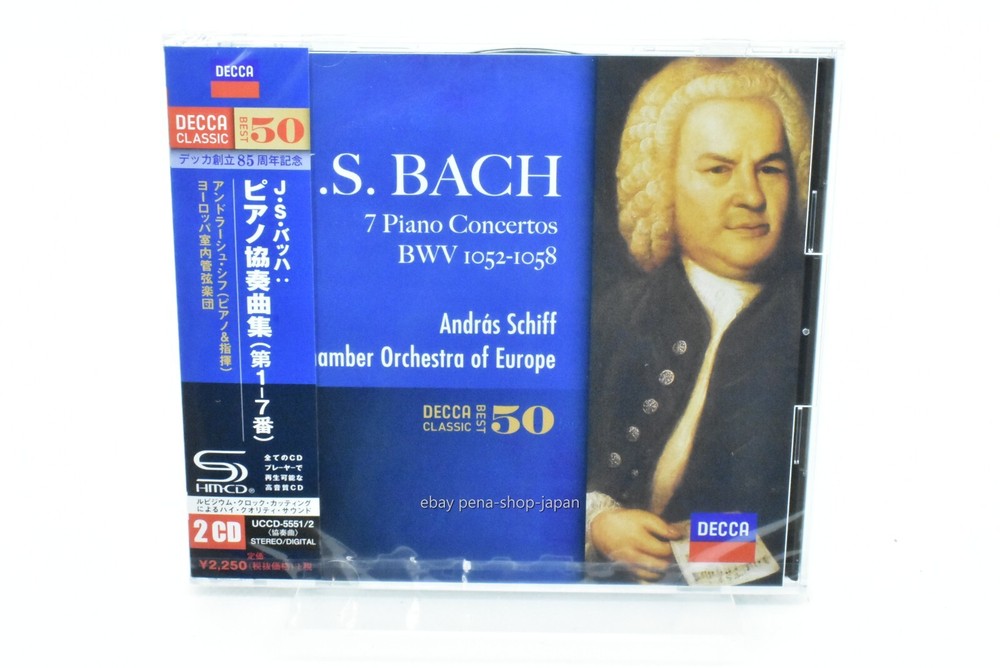 Andras Schiff-J.S. Bach: Complete Piano Concertos-JAPAN 2 SHM-CD