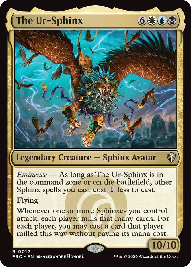 MTG The Ur-Sphinx, NM-Mint, English Commander: Reality Fracture