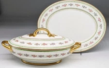 Antique JP Limoges Covered Vegetable Bowl Tureen