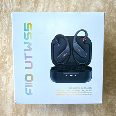 FiiO UTWS5 True Wireless Bluetooth Ear-Hook Earbuds w/ Charging Case, Black