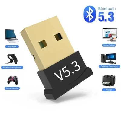 USB Bluetooth 5.0 Adapter Wireless Dongle für Laptop PC Windows 10 11 Computer UK