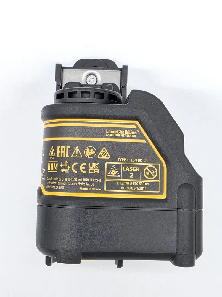 DEWALT DW088CG Green Cross-Line Laser Level with Black and Yellow Accents